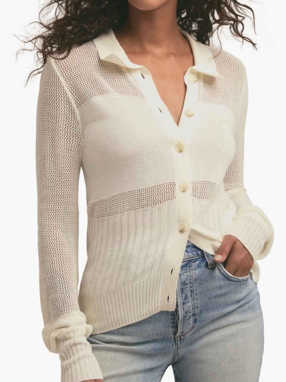 Favorite daughter “the flawless open stitch cardigan” - Picture 1 of 6